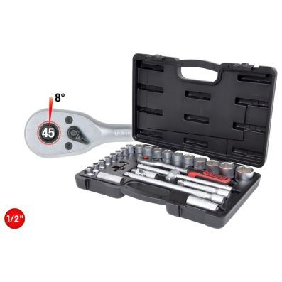917.0728 - TOOL SET 28 PCS 1/2''