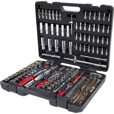 918.0795 - BIT SET 195 PCS 1/4'', 3/8'', 1/2''