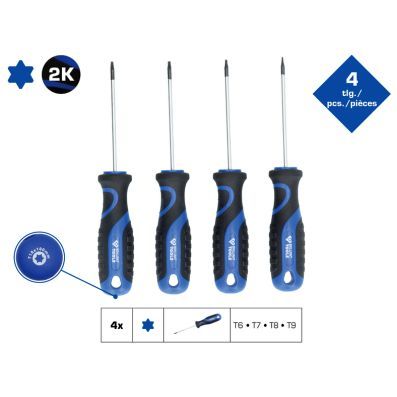 BT034004 - TORX SCREWDRIVER SET 4 PCS